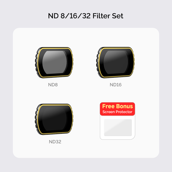 ND 8/16/32 Filter Set For DJI Pocket 3