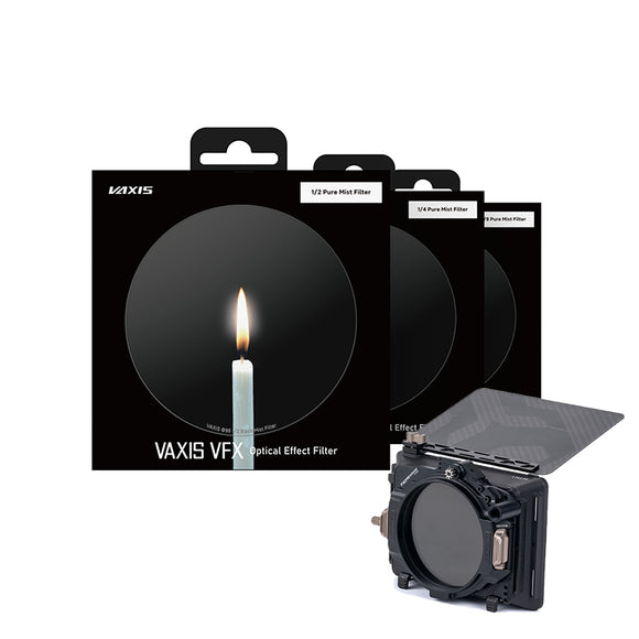 Tilta Mirage Matte Box VND Kit & Vaxis 95mm Pure Mist 1/2、1/4、1/8 Filter